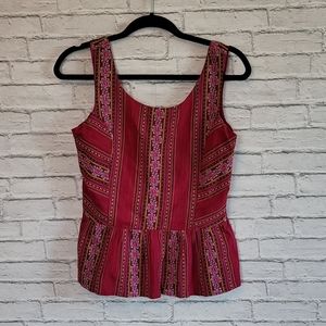 Prana Boho Peplum Tank Top